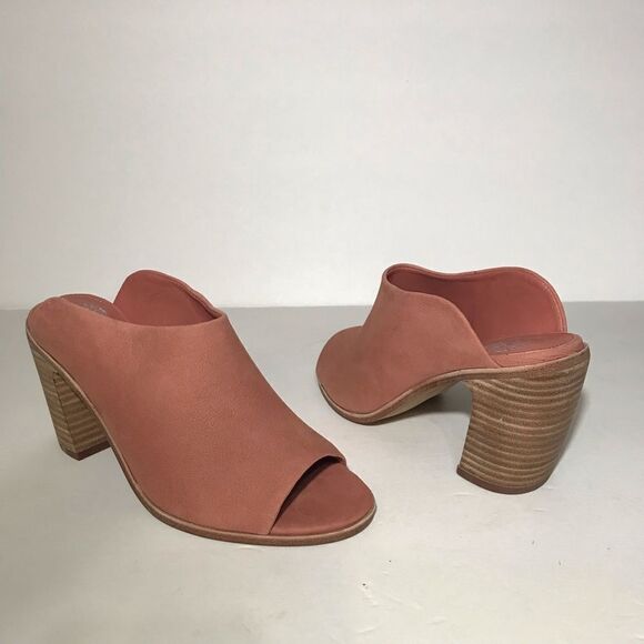 Vince Camuto Mesella Peep-Toe Mules- Sushi - Picture 2 of 6